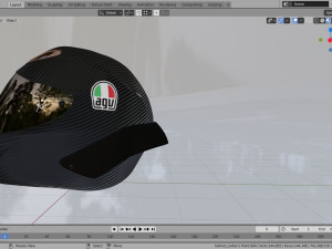 helmet racing motorsport Model 3D