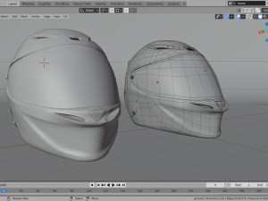 helmet racing motorsport Model 3D
