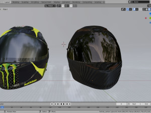 helmet racing motorsport Model 3D