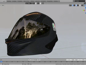 helmet agv 70 anniversary 3D Model