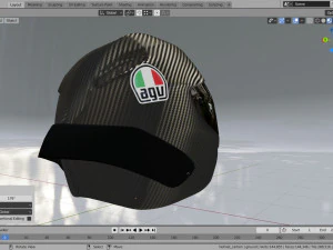 helmet agv 70 anniversary 3D Model