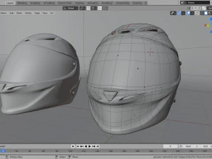 helmet agv 70 anniversary 3D Model