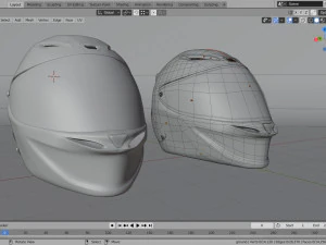 helmet agv 70 anniversary 3D Model