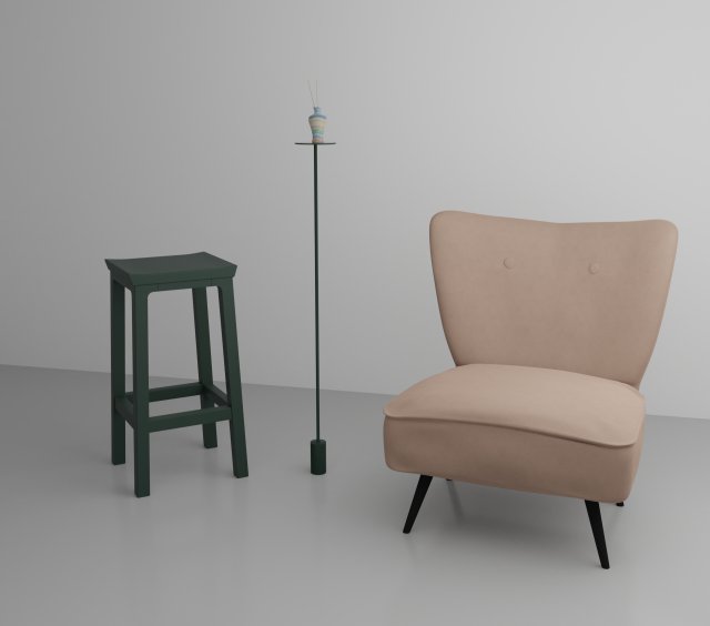 living room with seat 3Dモデル .c4d .max .obj .3ds .fbx .stl .blend 