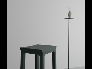 living room with seat 3Dモデル