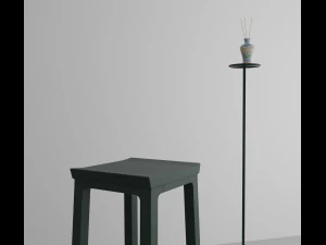 living room with seat 3D Model