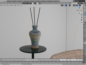 living room with seat 3Dモデル