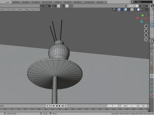 living room with seat 3D Model