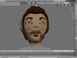 rigged man cartoon Modelo 3D