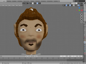 rigged man cartoon Modelo 3D