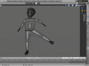 rigged man cartoon Modelo 3D
