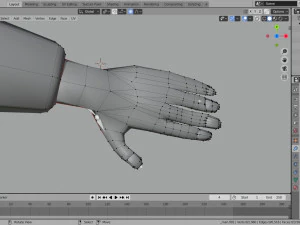 rigged man cartoon 3D Model
