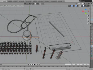 medical kit doctor 3D Model