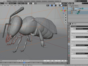 bee insect 3D Model