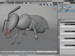 bee insect 3D Model