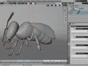bee insect 3D Model
