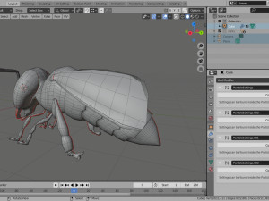 bee insect 3D Model