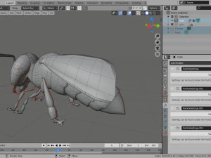 bee insect 3D Model