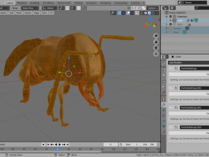 bee insect 3D Model