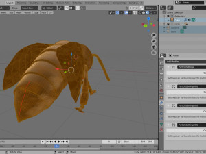 bee insect 3D Model
