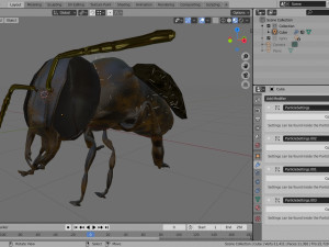bee insect 3D Model