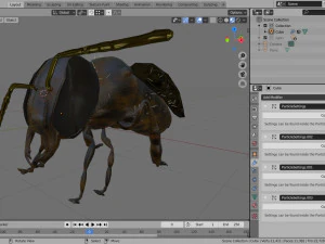 bee insect 3D Model