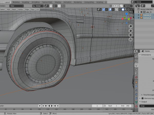abandoned car degraded Modelo 3D
