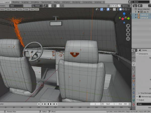 старовинний поліцейський автомобіль alfa romeo 3D Модель