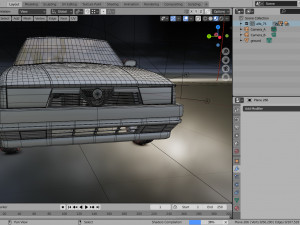 vintage police car alfa romeo 3D-Modell
