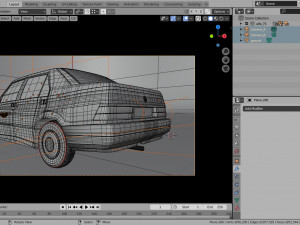 vintage police car alfa romeo 3D-Modell