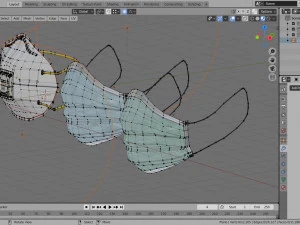 n95 and surgical mask pack 3D Model