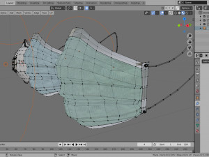 n95 and surgical mask pack 3D Модель