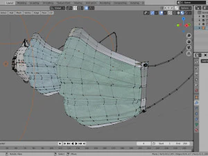 n95 and surgical mask pack 3D Model