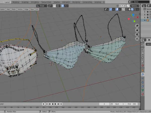 n95 and surgical mask pack 3D Model