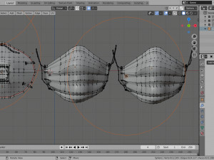 n95 and surgical mask pack 3D Модель