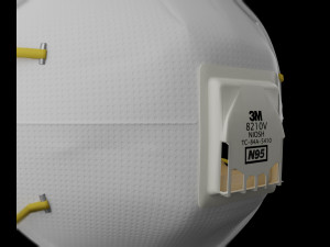 mask respirator protection covid19 pack 3D Model
