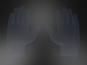 medical gloves and ffp2 protection mask - coronavirus kit 3D Model