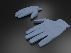 medical gloves coronavirus hand protection 3Dモデル