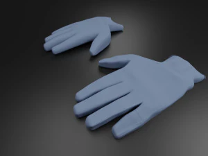 medical gloves coronavirus hand protection 3D Model