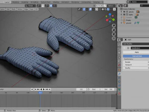 medical gloves coronavirus hand protection 3D Model
