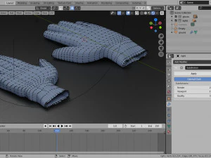 medical gloves coronavirus hand protection 3D Model