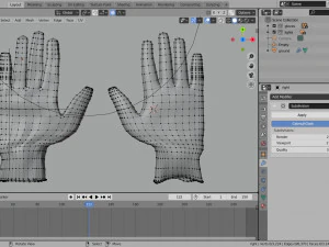medical gloves coronavirus hand protection 3D Model