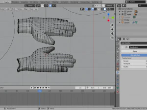 medical gloves coronavirus hand protection 3D Model