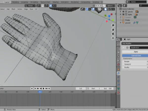 medical gloves coronavirus hand protection 3D Model