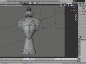 geisha by jonathan adler 3D 모델