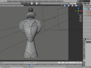 geisha by jonathan adler 3D Model