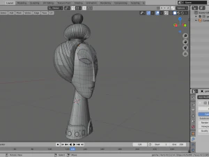 geisha by jonathan adler 3D Model