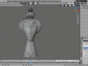 geisha by jonathan adler 3D Model