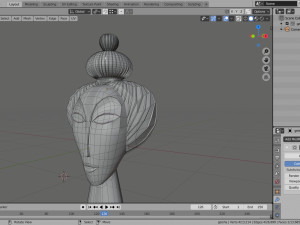 geisha by jonathan adler 3D 모델