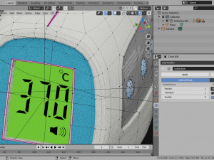 thermometer infrared non-contact for measurement Modelo 3D